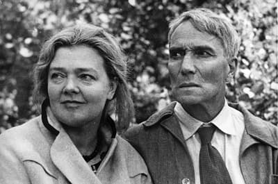 1957 Boris with his lover, Irina Ivinskaya